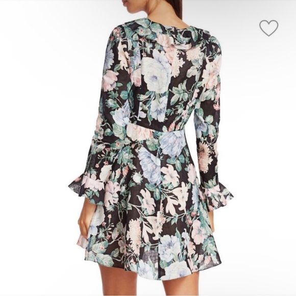 Zimmermann Verity Plunge short dress size O - Picture 2 of 12